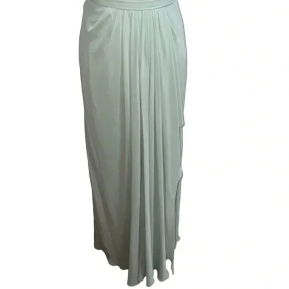 NEW NWT Bill Levkoff Strapless Maxi Gown In Pistachio Sage Green - Picture 4 of 11